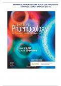 TEST BANK For Lilley's Pharmacology for Canadian Health Care Practice 4th Edition UPDATED by Kara Sealock&comma; Cydnee Seneviratne &comma;Verified Chapters 1 - 58&comma; Complete Newest Version