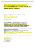 FEMA 800 Complete Actual Exam &sol; Newest  Updated 2025&sol;2026 &sol; Accurate Expert Verified for  Guaranteed Pass &vert; Graded A&period;