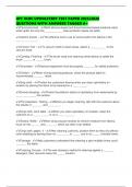 UFT IICRC UPHOLSTERY TEST PAPER 2025&sol;2026 QUESTIONS WITH ANSWERS TAGGED A&plus;