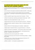 VA CONTRACTORS EVALUATION EXAMS 2025&sol;2026 QUESTIONS WITH ANSWERS TAGGED A&plus;