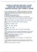 ATI RENAL URINARY MED SURG  &lpar;latest update 2025 &sol; 2026&rpar; questions with verified answers &vert; 100&percnt; correct &vert; grade a