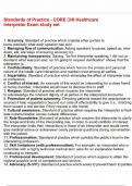 Standards of Practice - CORE CHI Healthcare Interpreter Exam study set