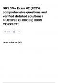 NRS 374- Exam &num;2 &lpar;2025&rpar; comprehensive questions and verified detailed solutions &lpar; MULTIPLE CHOICES&rpar; &vert;100&percnt; CORRECT&excl;&excl;