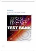 TEST BANK FOR Hamric and Hanson's Advanced Practice Nursing 7th Edition by Mary Fran Tracy&comma; Eileen T&period; O'Grady