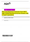 Ohio Lead Abatement Contractor Exam 2025 &ndash; 100 Verified Questions &plus; In-Depth Answers