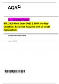 RTE 1000 Final Exam 2025 -100- Verified Questions & Correct Answers with In-Depth Explanations