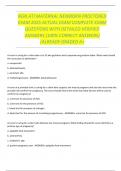 NGN ATI MATERNAL NEWBORN PROCTORED EXAM 2025 ACTUAL EXAM COMPLETE EXAM QUESTIONS WITH DETAILED VERIFIED ANSWERS &lpar;100&percnt; CORRECT ANSWERS&rpar; &sol;ALREADY GRADED A&plus;