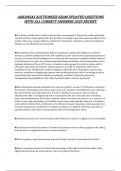 ARKANSAS AUCTIONEER EXAM UPDATED QUESTIONS WITH ALL CORRECT ANSWERS 2025 RECENT&period;