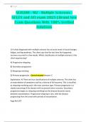 NUR200 - M2 - Multiple Sclerosis - NCLEX and ATI exam 2025 &vert; Brand New Exam Questions With 100&percnt; Verified Solutions