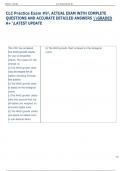 Exam &lpar;elaborations&rpar; CLC Practice  