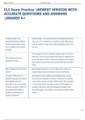 Exam &lpar;elaborations&rpar; CLC PRACTICE  