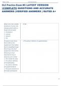 Exam &lpar;elaborations&rpar; CLC Practice  