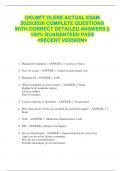 OKLMFT OLERE ACTUAL EXAM  2025&sol;2026 COMPLETE QUESTIONS  WITH CORRECT DETAILED ANSWERS &vert;&vert;  100&percnt; GUARANTEED PASS  <RECENT VERSION> 