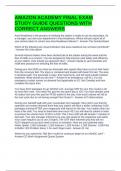 AMAZON ASSESSMENT EXAM QUESTIONS AND ANSWERS