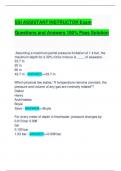 SSI&lowbar;ASSISTANT&lowbar;INSTRUCTOR&lowbar;Exam&lowbar;Questions&lowbar;and&lowbar;Answers&lowbar;100-&lowbar;Pass&lowbar;Solution