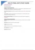 350 ATI Final Exit Study Guide &ndash; Complete Nursing Review for ATI Exams &lpar;2024&rpar;