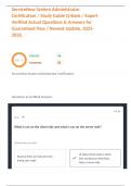 ServiceNow System Administrator Certification &sol; Study Guide Q-Bank &sol; Expert Verified Actual Questions & Answers for Guaranteed Pass &sol; Newest Update&comma; 2025-2026&period;