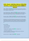 Swift River   Bundled Exam Questions WITH  CORRECT Answers