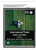 INTERNATIONAL TRADE&colon; THEORY AND POLICY&comma; GLOBAL EDITION 12TH EDITION BY PAUL R&period; KRUGMAN&comma; MAURICE OBSTFELD&comma; MARC J&period; MELITZ &lpar;2022&rpar;  &vert;&vert; LATEST EDITION&vert;&vert;FULL TEST BANK&vert;&vert; GURANTEE PASS