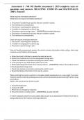 Assessment 1 &colon; NR 302 Health Assessment 1 2025 complete exam set questions and answers MULTIPLE CHOICES and RATIONALES &vert;100&percnt; Passed&excl;&excl;  Save