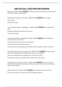 CMIS 526 Exam 1 QUESTIONS AND ANSWERS