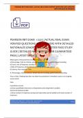 PEARSON RBT EXAM  1 2025 &vert; ACTUAL REAL EXAM  VERIFIED QUESTIONS AND ANSWERS WITH DETAILED  RATIONALES GRADED A&plus; GUARANTEED PASS STUDY  GUIDE &vert; DETAILED AND VERIFIED FOR GUARANTEED  PASS &vert; LATEST UPDATE 