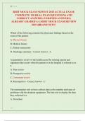RHIT MOCK EXAM NEWEST 2025 ACTUAL EXAM&vert;  COMPLETE 150 REAL EXAM QUESTIONS AND  CORRECT ANSWERS &lpar;VERIFIED ANSWERS&rpar;  ALREADY GRADED A&plus;&vert;&vert; RHIT MOCK EXAM REVIEW  2025 &vert;&vert;BRAND NEW&excl;&excl; 