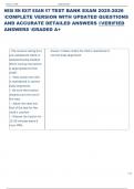 HESI RN EXIT EXAM V7 TEST BANK EXAM 2025-2026  COMPLETE VERSION WITH UPDATED QUESTIONS  AND ACCURATE DETAILED ANSWERS VERIFIED  ANSWERS GRADED A&plus; 