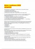 Nclex readiness 2025 UPDATE&excl;&excl;