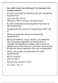 Nurs 4581 Critical Care Med Surg II Test Questions With Complete Solutions