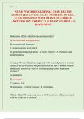 NR 546 PSYCHOPHARM FINAL EXAM REVIEW NEWEST 2025 ACTUAL EXAM&vert; COMPLETE 150 REAL EXAM QUESTIONS WITH DETAILED VERIFIED ANSWERS &lpar;100&percnt; CORRECT&rpar; ALREADY GRADED A&plus;&vert;&vert; BRAND NEW&excl;&excl;