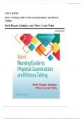  Nursing Guide to Physical Examination and History Taking &ndash; Complete Study and Test Bank Resource