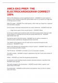 AMCA EKG PREP&colon; THE ELECTROCARDIOGRAM CORRECT 100&percnt;