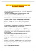 MGMT 309 EXAM 3 WESNER QUESTIONS AND ACCURATE ANSWERS