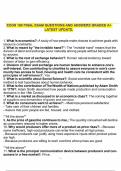 ECONOMICS  bundled exam 2025