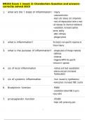 NR283 Chamberlain College Nursing -NR283 Exam 1 &lpar;week 2&rpar; Chamberlain Question and answers correctly solved 2025