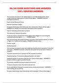 BA 342 EXAM QUESTIONS AND ANSWERS 100&percnt; VERIFIED ANSWERS 