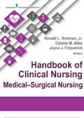 Handbook of Clinical Nursing&colon; Medical-Surgical Nursing 1st Edition - Hickman