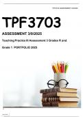 TPF3703 PORTFOLIO 50 2025 (ASSESSMENT 3)