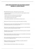 CISEC EXAM QUESTIONS AND SOLUTIONS ALREADY GRADED A&plus; LATEST UPDATE&period; 