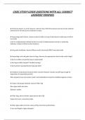 CISEC STUDY GUIDE QUESTIONS WITH ALL CORRECT ANSWERS VERIFIED