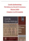 TEST BANK For Gordis Epidemiology&comma; 7th Edition By David D Celentano&semi; Moyses Szklo&comma; Verified Chapters 1 - 20&comma; Complete Newest Version