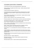 CALAOMS QUESTIONS & ANSWERS