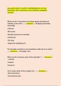 BALANCED BODY PILATES COMPREHENSIVE ACTUAL  2025&sol;2026 TEST QUESTIONS AND VERIFIED ANSWERS  PASSE