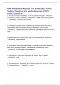 NHA Phlebotomy Practice Test &lpar;Latest 2025 &sol; 2026 Update&rpar; Questions and Verified Answers &vert; 100&percnt; Correct &vert; Grade A&plus;