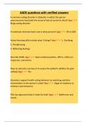  AADE &ndash; Diabetes Educator Certification Practice Questions with Verified Answers &lpar;Exam Prep&rpar;