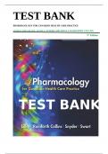TEST BANK PHARMACOLOGY FOR CANADIAN HEALTH CARE PRACTICE  LINDA LANE LILLEY&comma; JULIE S&period; SNYDER AND SHELLY RAINFORTH COLLINS   3rd Edition