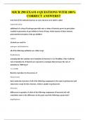 MICR 290 EXAM 4 QUESTIONS WITH 100&percnt; CORRECT ANSWERS&excl;&excl;