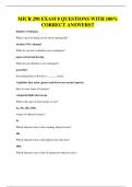 MICR 290 EXAM 8 QUESTIONS WITH 100&percnt; CORRECT ANSWERS&excl;&excl;