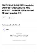 TACOPS MP BOLC &lpar;2025 update&rpar; COMPLETE QUESTIONS AND VERIFIED ANSWERS &lpar;Elaborated&rpar; Already graded A&plus;&excl;&excl;